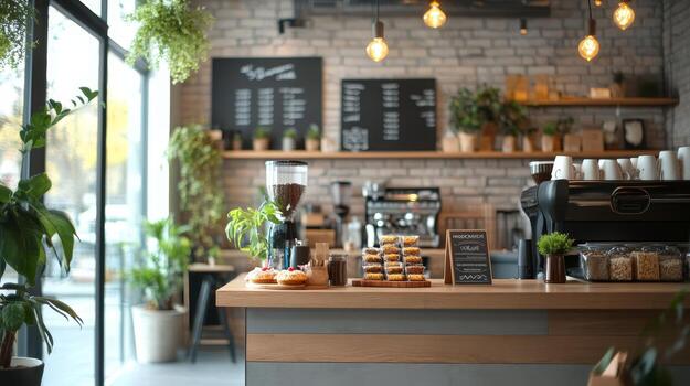 Coffee background - registration page